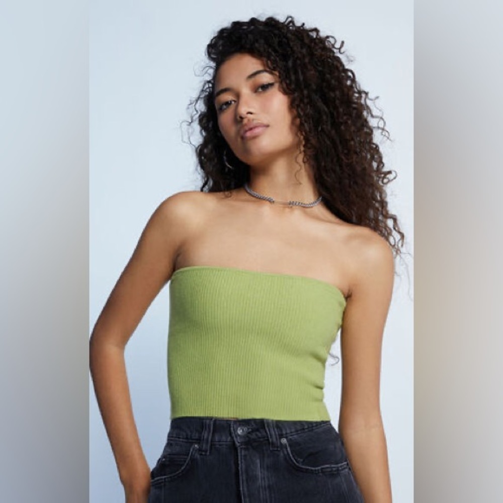 LA Hearts Sweater Tube Top